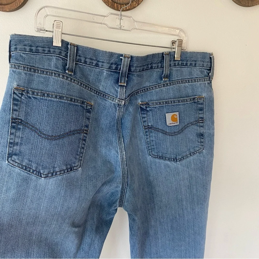 Carhartt relaxed fit distressed straight leg jeans size 38x32 - Picture 12 of 16